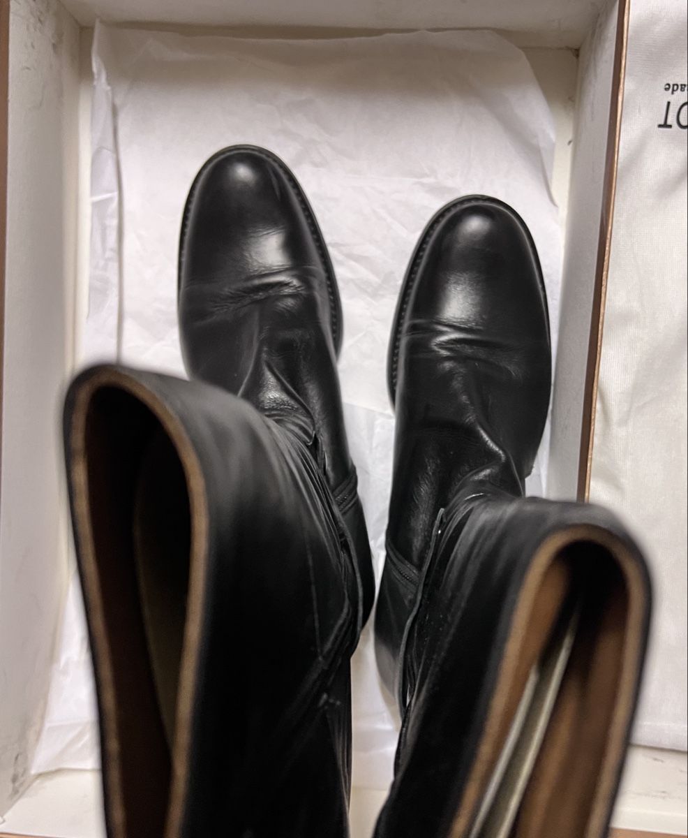 Navyboot Scarpe da donna: NAVYBOOT Lederstiefel, Gr.41, Schwarz – Usato da Teufen AR venduto da Maleaa 3