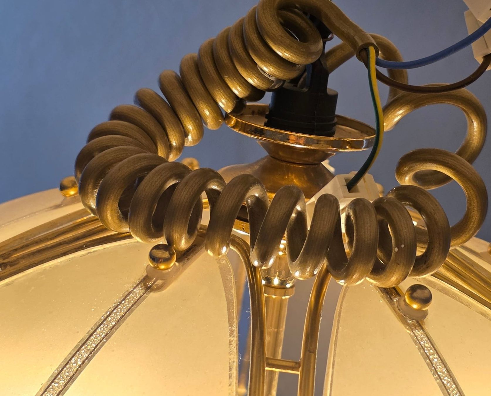 Lampade: Elegante Deckenlampe, Vintage Lampe – Usato da Rheinsulz venduto da Dred 4