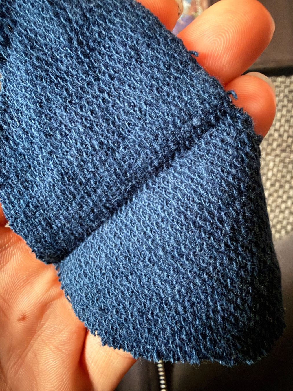 Tessuti: Sweat-Stoff-Rolle Dunkelblau – Nuovo (secondo la descrizione) da Elsau venduto da mintgreen1 4