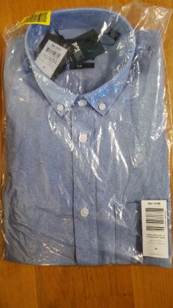 Hemd hellblau Gr M Slim Fit - Neu