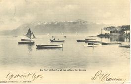 Ouchy et les Alpes de Savoie + 1904
