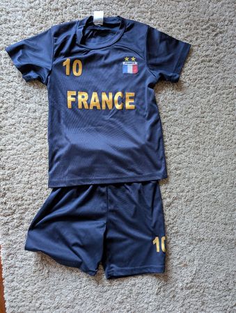 Trikot Frankreich Nr. 10, Gr. 122/128