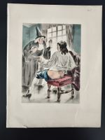 illustration originale hors-texte réalisée L. Barthommé