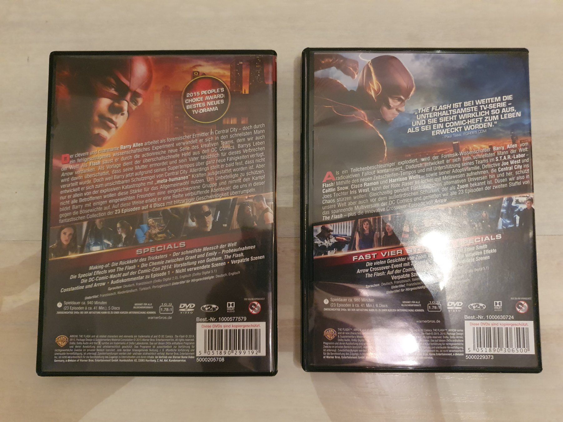 Tutti i DVDs: The Flash DC Comics Serie Staffel 1 & 2 DVD – Usato da Weiningen ZH venduto da jet_qh2c 1