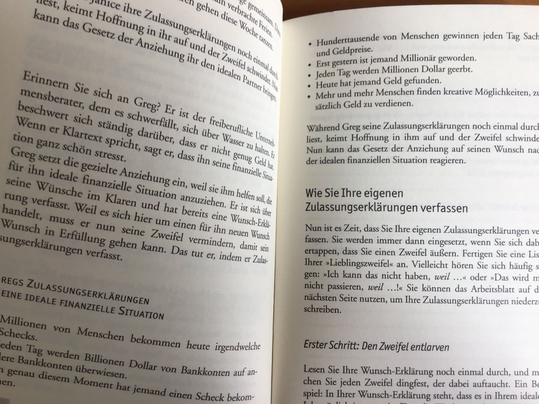 Libri: Das Gesetz der Anziehung     Michael J.Losier – Usato da Kirchenthurnen venduto da Gluecksbrief 7