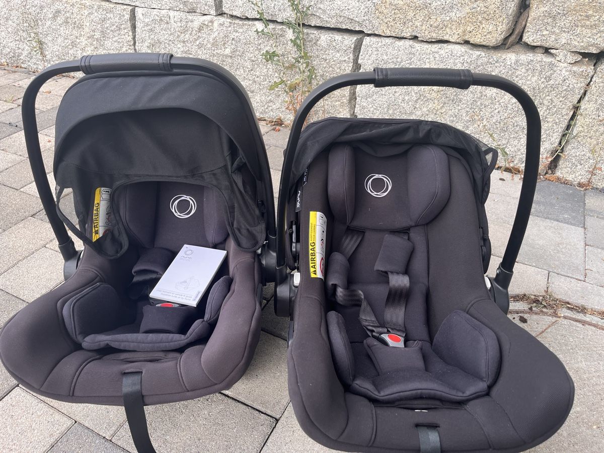 Bugaboo Seggiolini per auto: Bugaboo Nuna Babyschale Set schwarz – Usato da Buchberg venduto da Swissy87 1