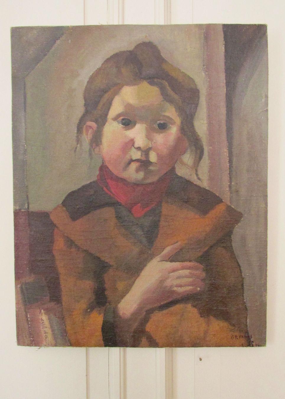 Gemälde: Gemälde: Mädchen - Portrait 1920, A. Grimm – Gebraucht aus Winterthur von mat_q5d5 2