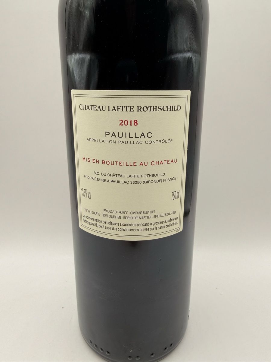 Lafite Rothschild Vino: Lafite Rothschild 2018 – Nuovo e nell'imballaggio originale da Eclepens venduto da Marcopollooo 2