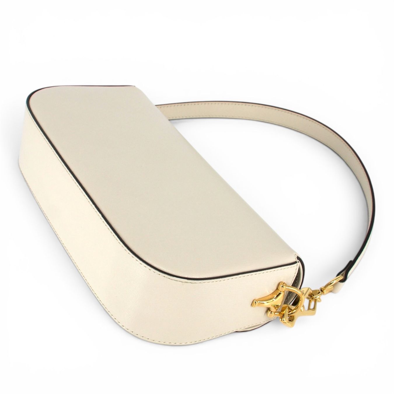 Gucci Borse da donna: Gucci Small Horsebit 1955 crème – Usato da Binningen venduto da Designerlabels 8
