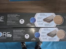 Hartvinyl Eichen Optic mit Trittdämmung originalverpackt
