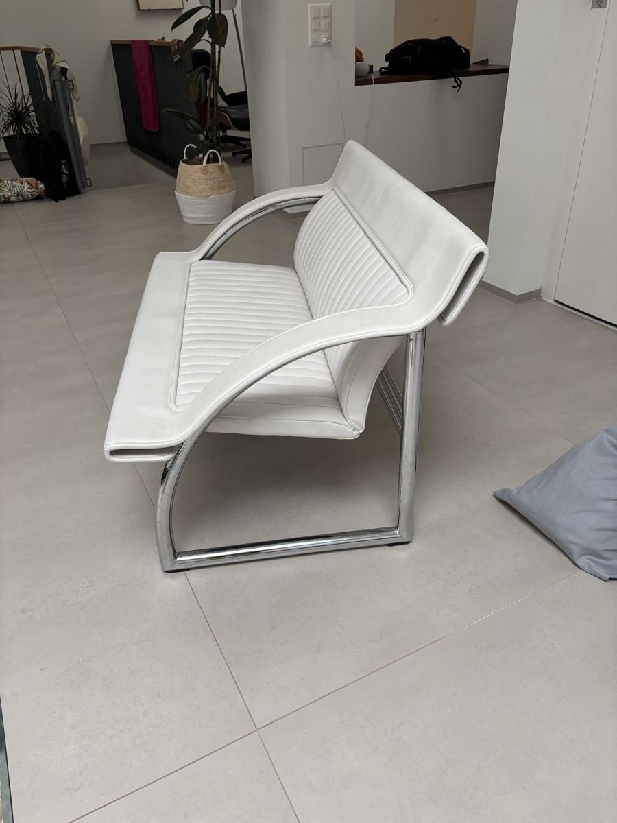 De Sede Divani: Weisses De Sede 127 Ledersofa – Usato da Basel venduto da cantino 3