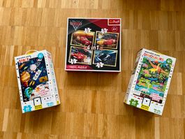 Puzzle Set für 4-Jährige: Banana Panda & Trefl Cars