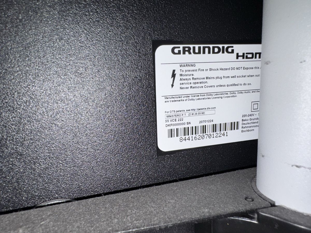 Grundig Fernseher: Grundig TV Beta Series 55 VCE 222 – Gebraucht aus Kloten von don_gwj9 4