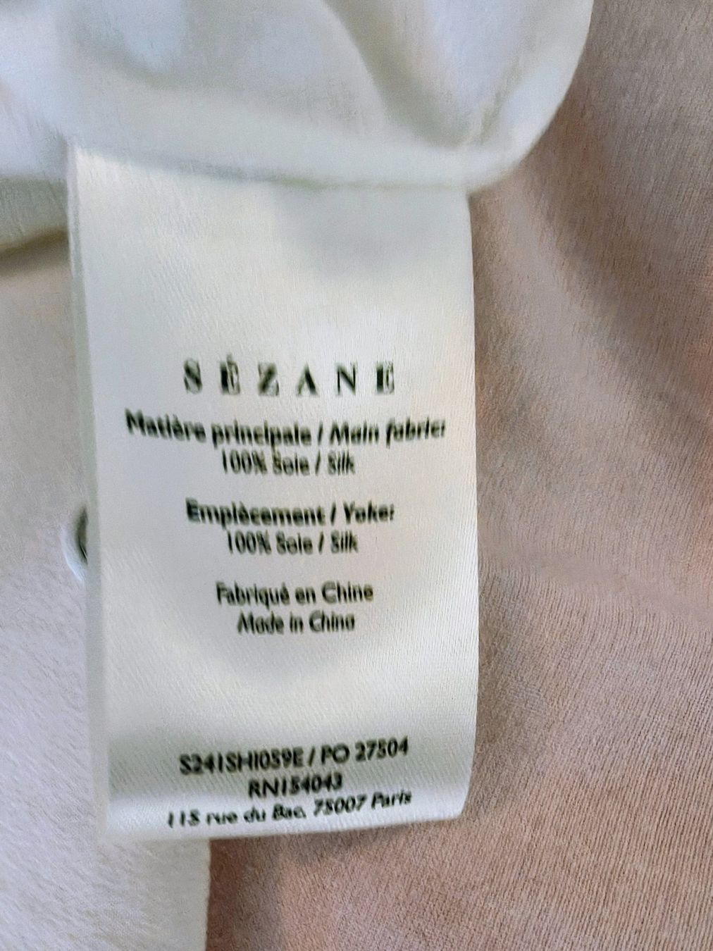 Sezane Blusen: Blouse Annira Sézane taille 36 – Neu (gemäss Beschreibung) aus Bulle von myerly 5