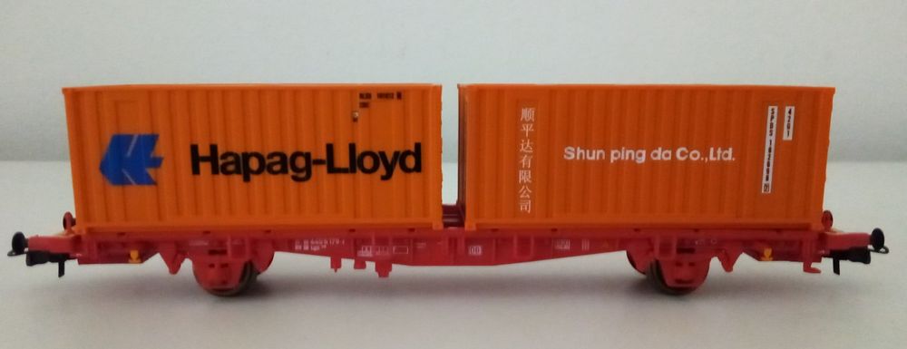 Wagon kangourou NS avec remorque FRANS MAAS - R46360 - Roco - Wagons