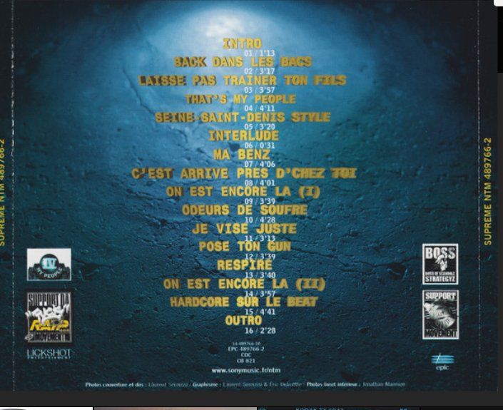 CD: NTM Supreme - CD Original 1998 – Usato da Etoy venduto da vin_hss9 1