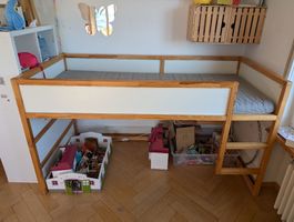 Hochbett Ikea Kura inkl. Matratze