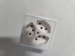 AP Wand Steckdose Dreifachsteckdose CH Norm 3xT13 Feller