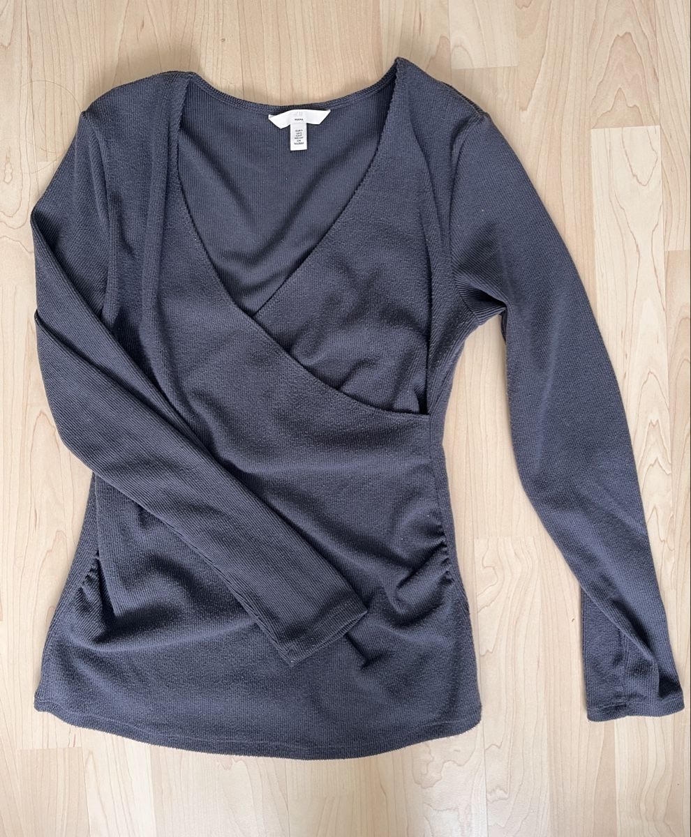 H&M Maglioni & Felpe: H&M Mama Umstandsshirt grau Gr. S – Nuovo (secondo la descrizione) da Herisau venduto da giu_j6jr