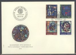 1970, Pro Patria, FDC