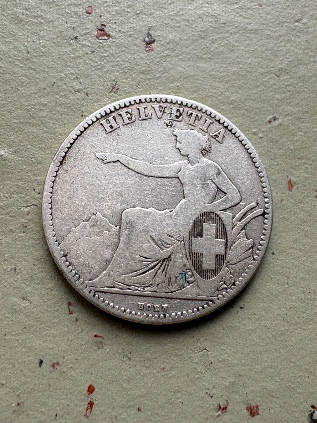 Toutes les monnaies: Schweiz 2 Franken 1860 ab 1.- Silber – D'occasion à Zürich par mysilvercoin 3