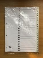 Plastikregister 20-teilig