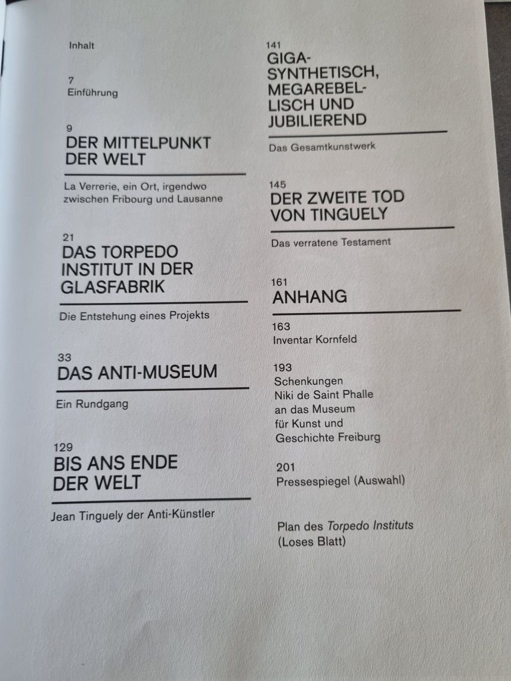 Libri: Jean Tinguely - Torpedo Institut - Kunstbuch, Patrick Frey – Usato da Lenzburg venduto da poggio67 3