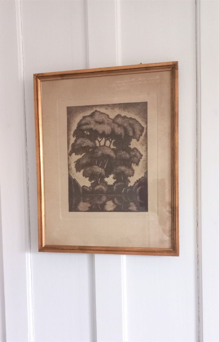 Holzschnitte: Orig. Holzschnitt von Werner Emil Engel, handsign. – Gebraucht aus Bévilard von Orscha