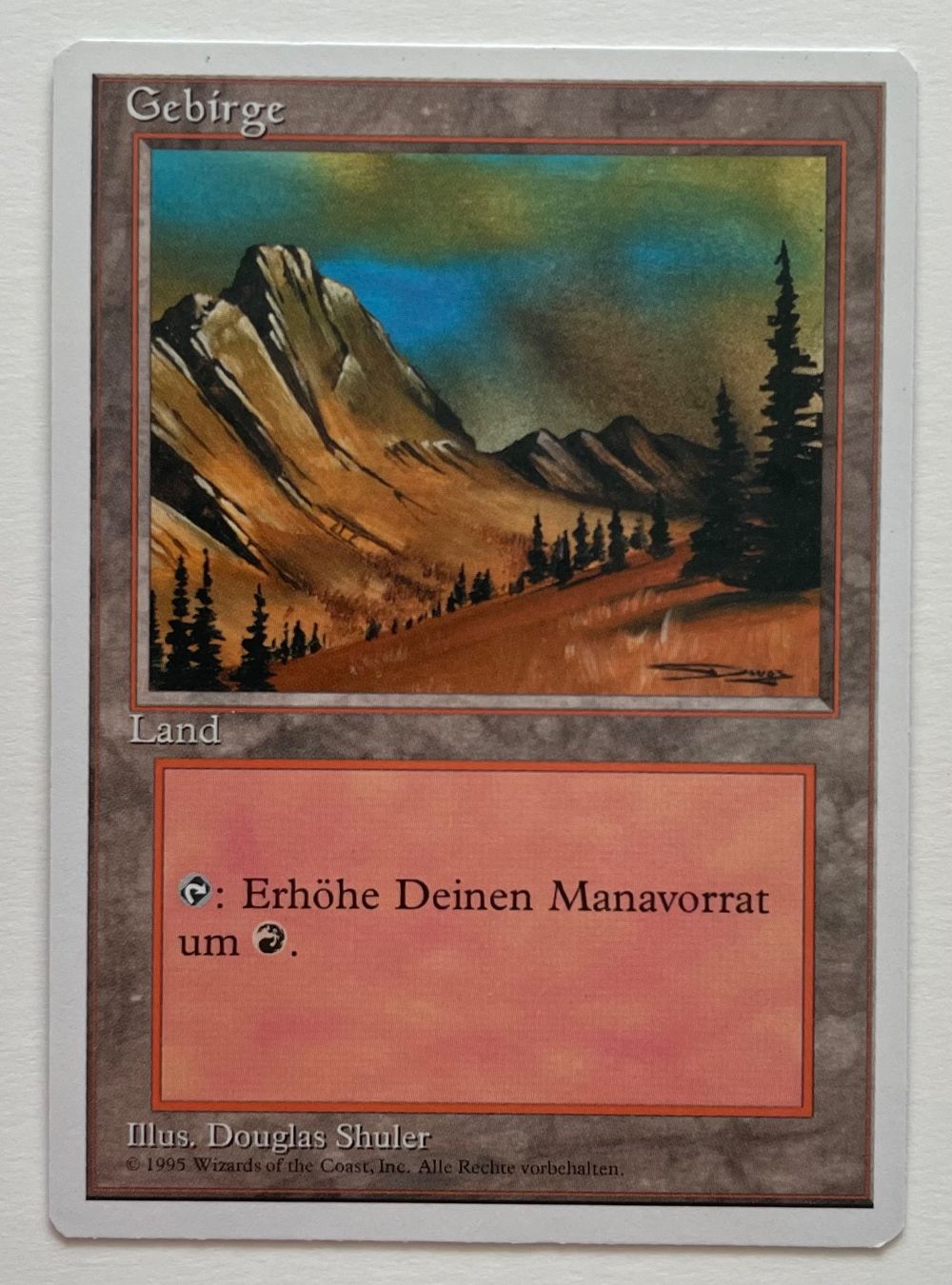 Cartoline: MTG - Gebirge – Usato da Zürich venduto da T_H_O_M_A_S