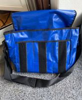 Blaue Umhängetasche, Messenger Bag, Freizeit, Uni