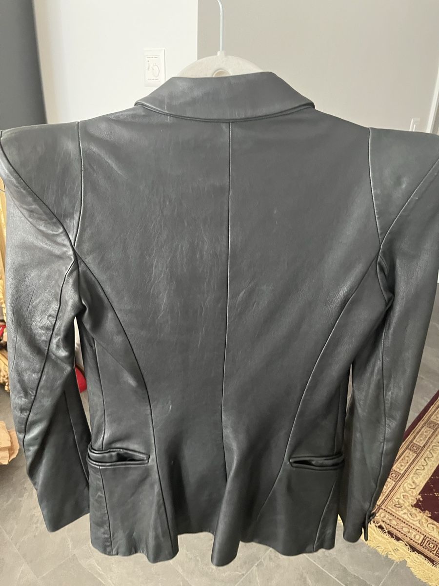 Balmain Giacche: Balmain Vintage Leder Blazer – Usato da Zürich venduto da aaaaaaaaa00 6