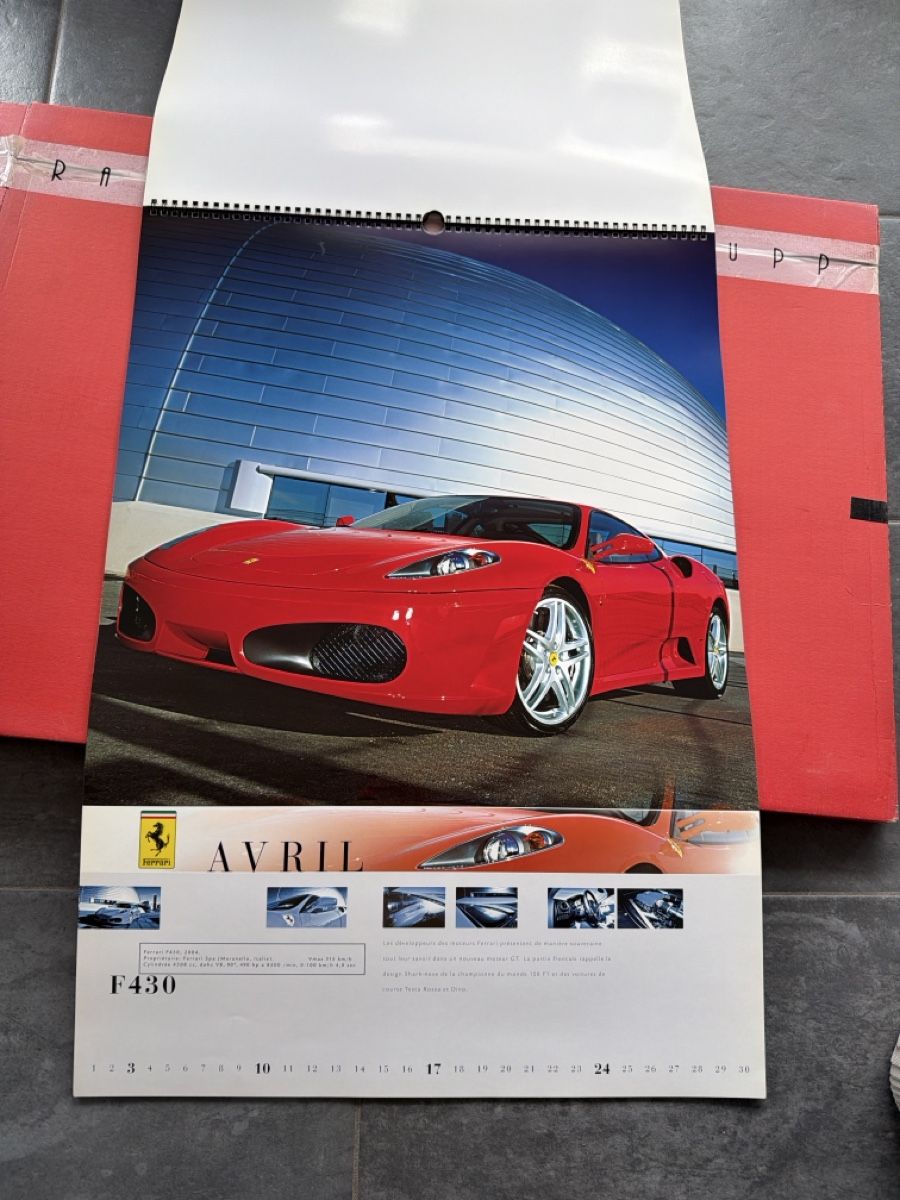 Ferrari Calendari: Original Ferrari Kalender aus 2005 – Usato da Wolfwil venduto da Rolex1 5