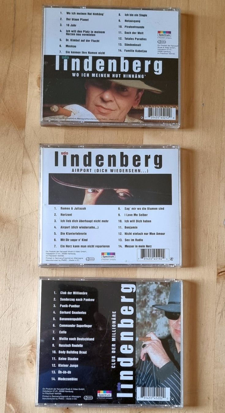 CD: 3er-CD-Box Udo Lindenberg "The Collection" – Usato da Luzern venduto da Frizzz 2
