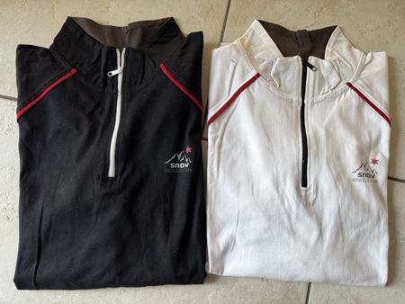 Atlas Skishirt Set, Grösse L, schwarz und weiss!