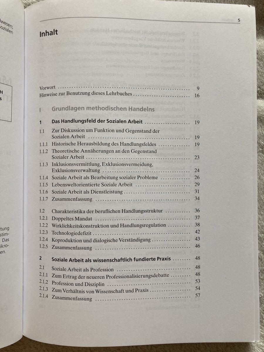 Libri: Methodisches Handeln in der Sozialen Arbeit – Usato da Basel venduto da Myriam3 2
