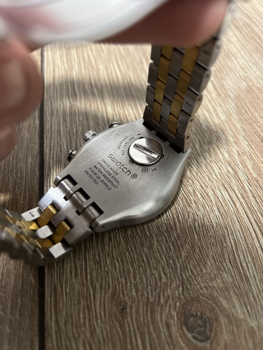 Swatch Orologi: Swatch Chronograph Bicolor mit Box & Zusa – Usato da Weiningen Tg venduto da rsi_8zqq 3