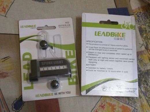 Ersatzteile: 2Stk .VELO  Speichenlicht mit Sensor – Neu und originalverpackt aus Winterthur von Neilpryde01 7