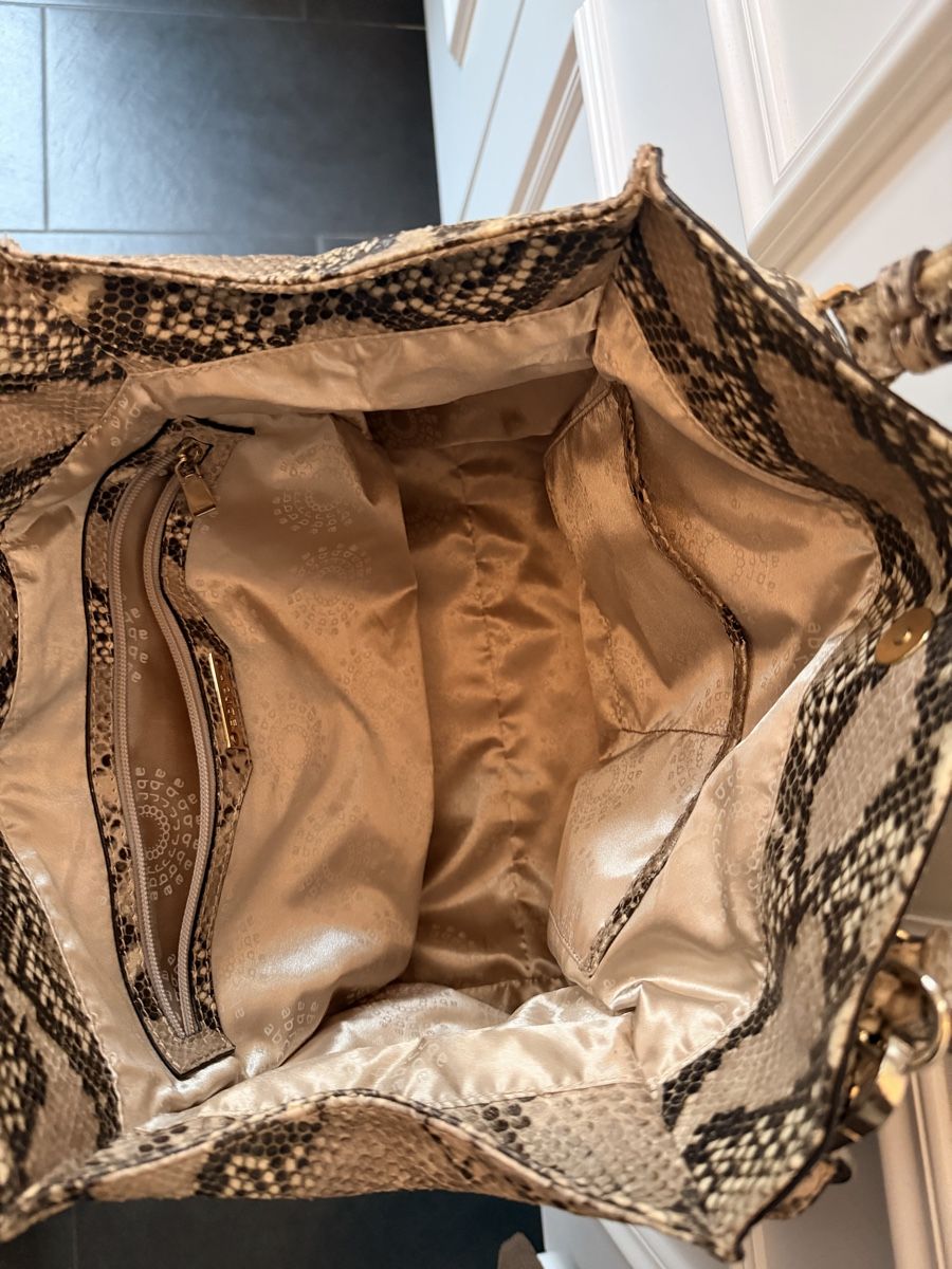 Taschen für Damen: Handtasche Schlangenoptik beige braun – Neu (gemäss Beschreibung) aus Schaffhausen von bet_5znm 8