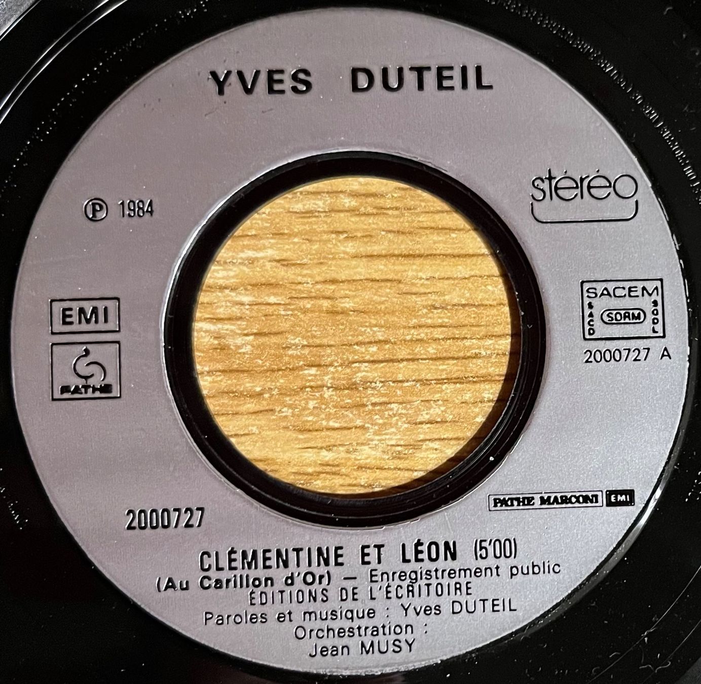 Schallplatten: YVES DUTEIL - CLÉMENTINE ET LÉON – Gebraucht aus Bussigny von vinyl-pas-cher 2
