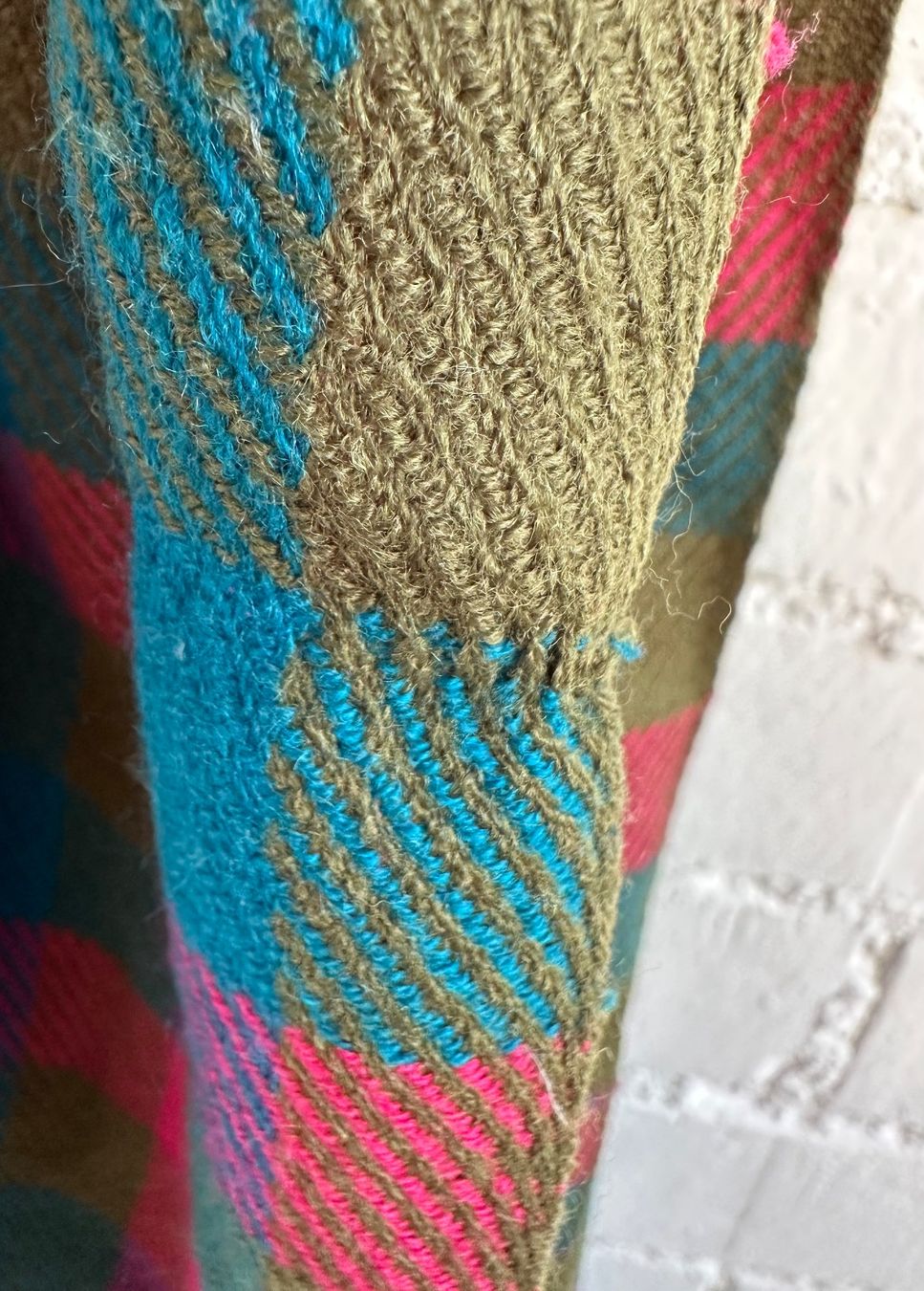 Foulard & Sciarpe: Bunter Schal mit Karomuster – Usato da Bern venduto da Fraeuleinhonig 5