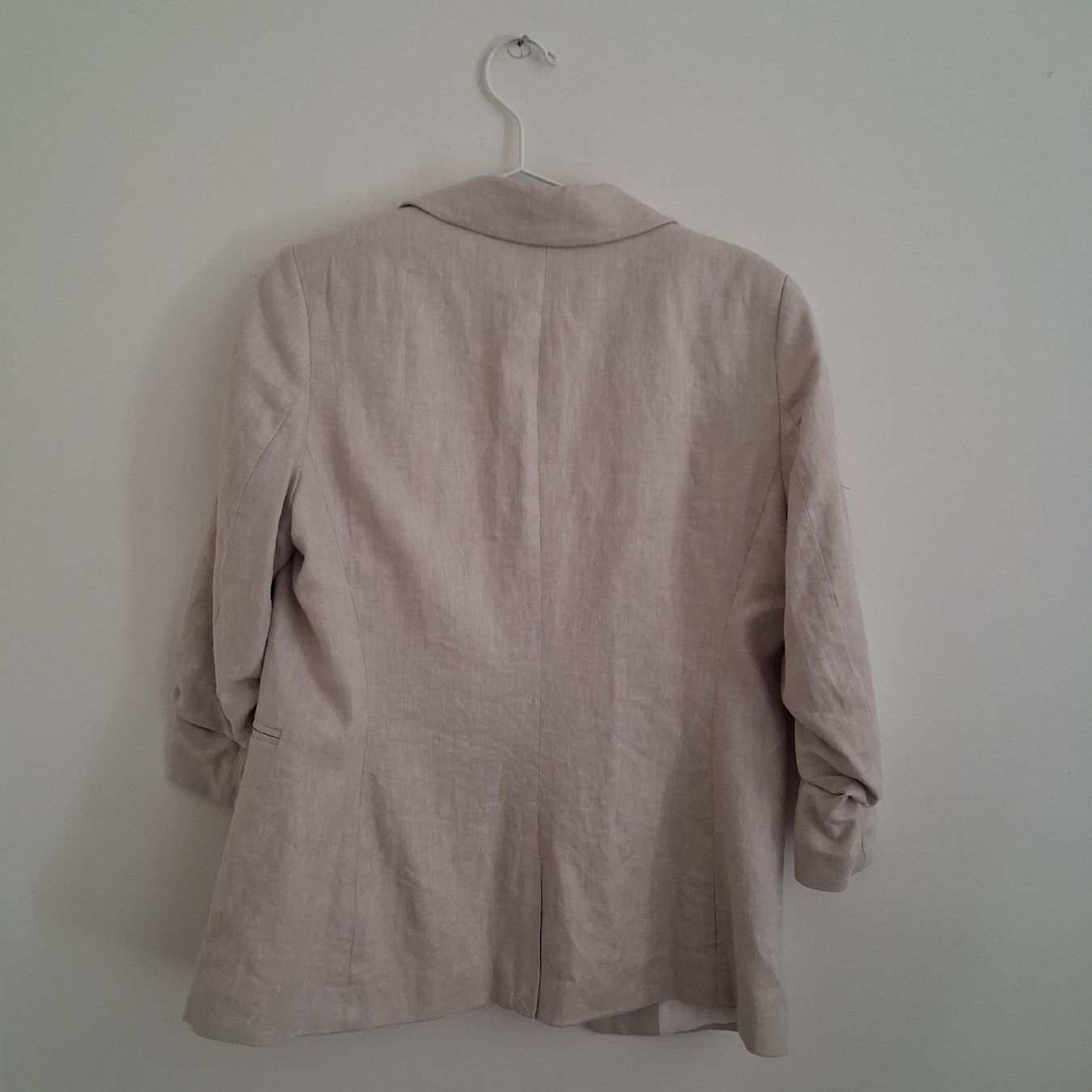 H&M Giacche: H&M Linen Summer Blazer Size M Beige – Nuovo (secondo la descrizione) da Wil SG venduto da tre_g2l7 4