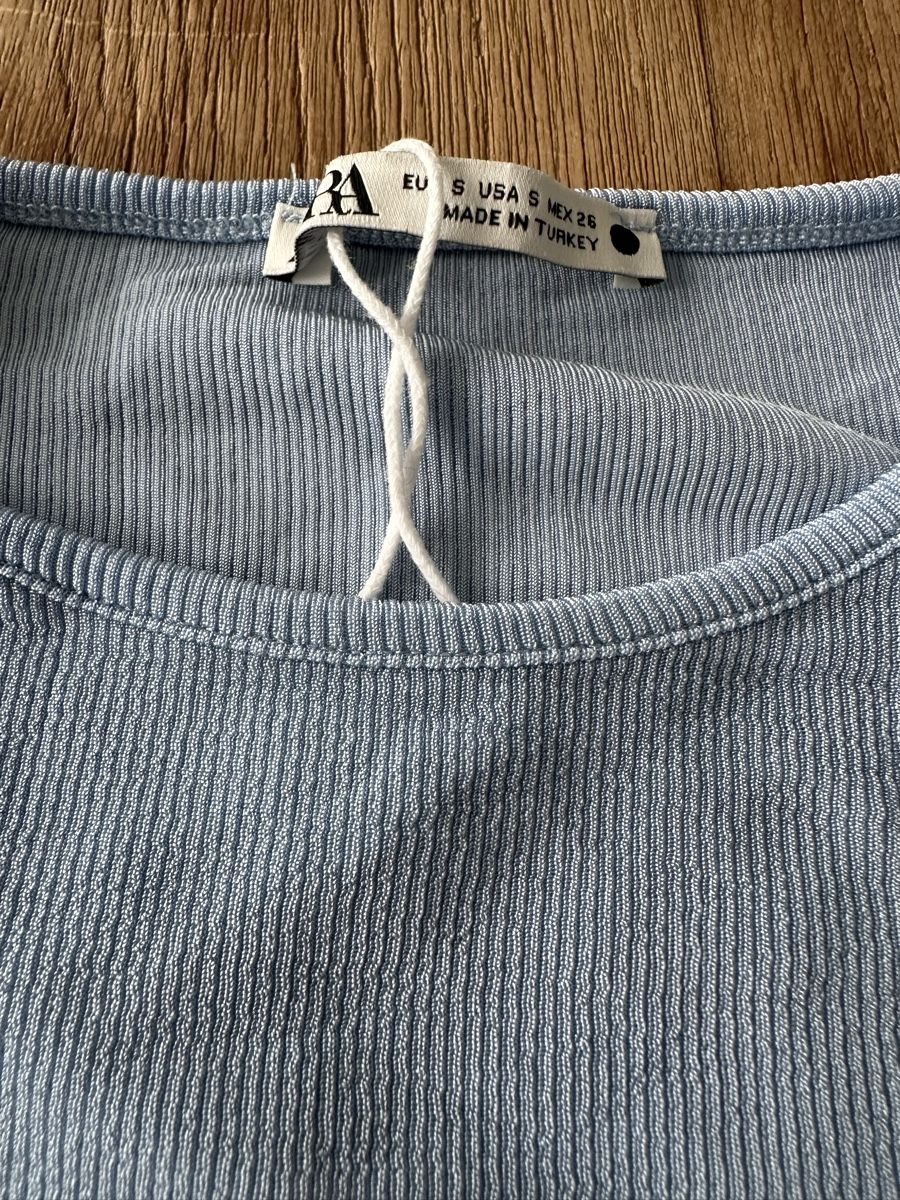 Zara Maglioni & Felpe: Zara Damen Body Langarm Gr. S Hellblau – Usato da Dänikon ZH venduto da AnniBee 1