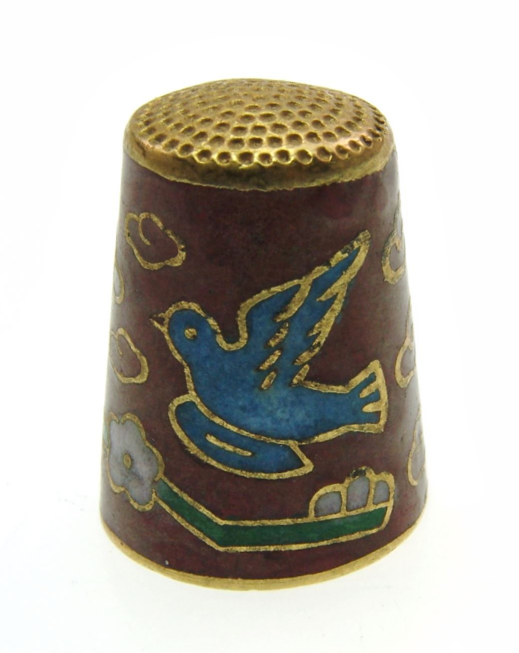 Fingerhüte: Fingerhut mit Motiv Vogel (6) – Gebraucht aus Langenthal von Sherkaan 2