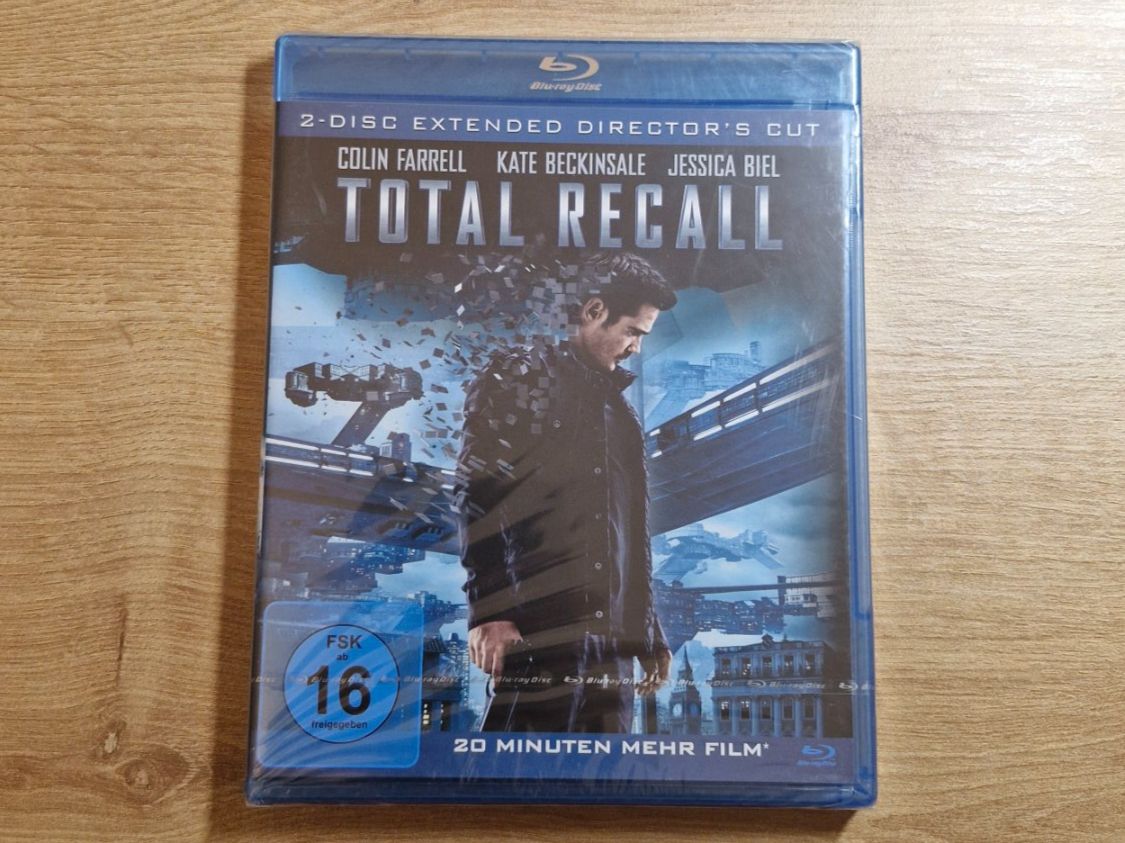 Alle DVDs: Total Recall (2012) NEU OVP Bluray – Neu und originalverpackt aus Pfungen von Whitie