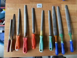 Feilen Set rund 10 Stk. Gebraucht guter Zustand