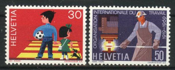 Alle Briefmarken: 1969, Sonderpostmarken II ** (1) – Gebraucht aus Willisau von Vollstempel