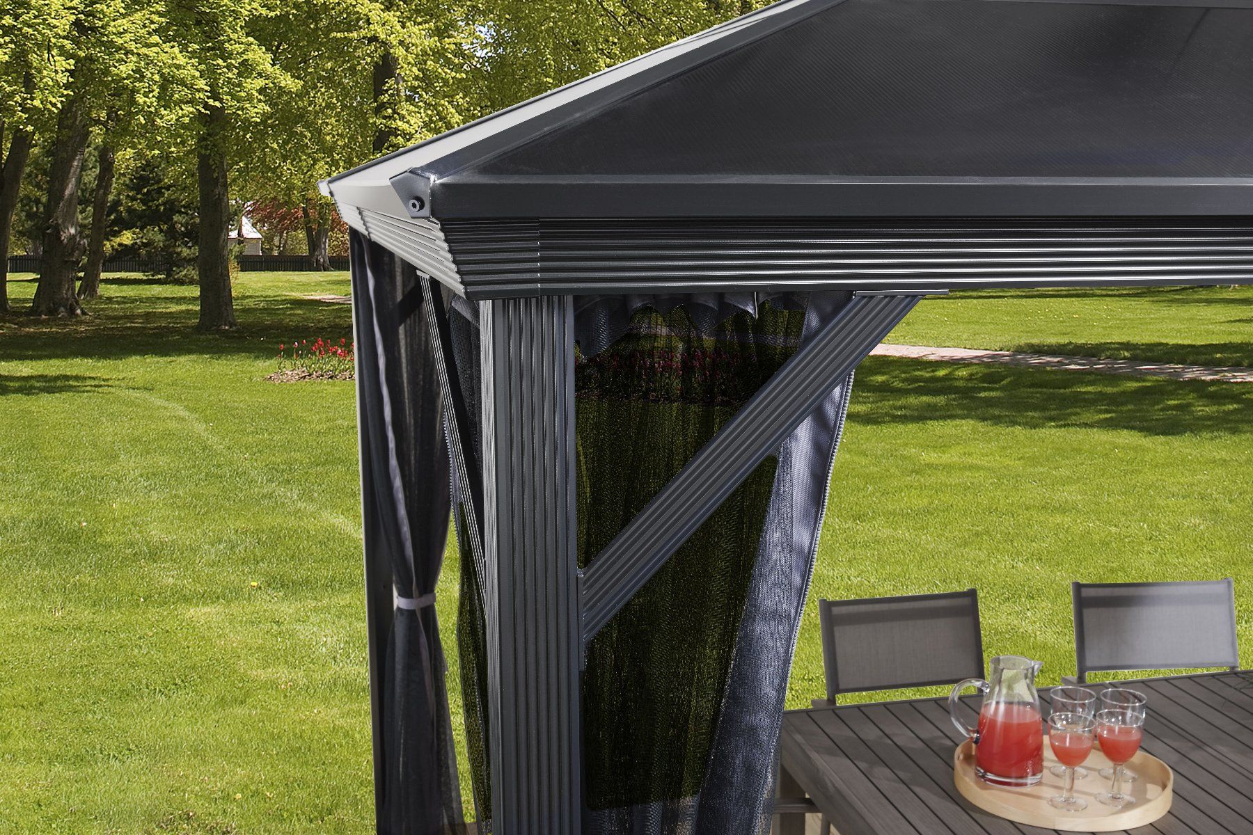 Casette da giardino & serre: Pavillon Verona 10x12 – Nuovo e nell'imballaggio originale da Erlinsbach venduto da Home-World 2