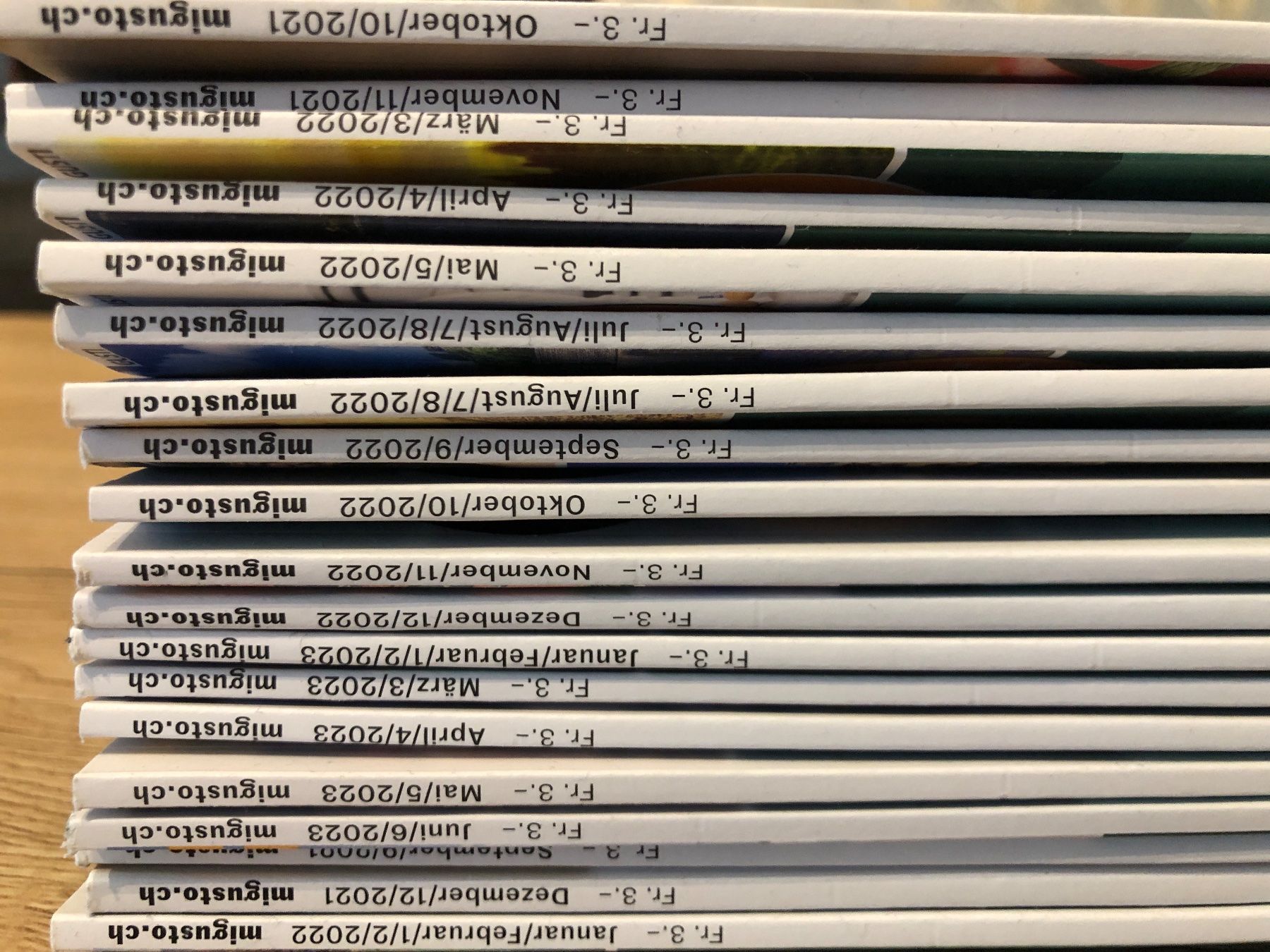 Riviste & Magazine: Migusto Hefte – Usato da Eschlikon TG venduto da RamonaSt 2