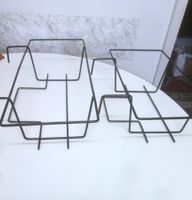 8 Metallhalterungen für Blumenkästen