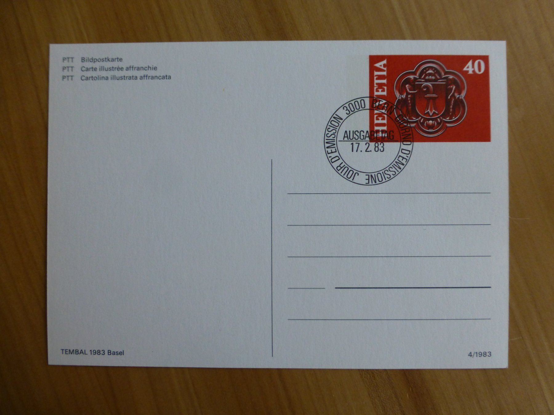 Tutti i francobolli: 4 Bildpostkarte nicht gelaufen – Usato da Bettlach venduto da 1saurer 6